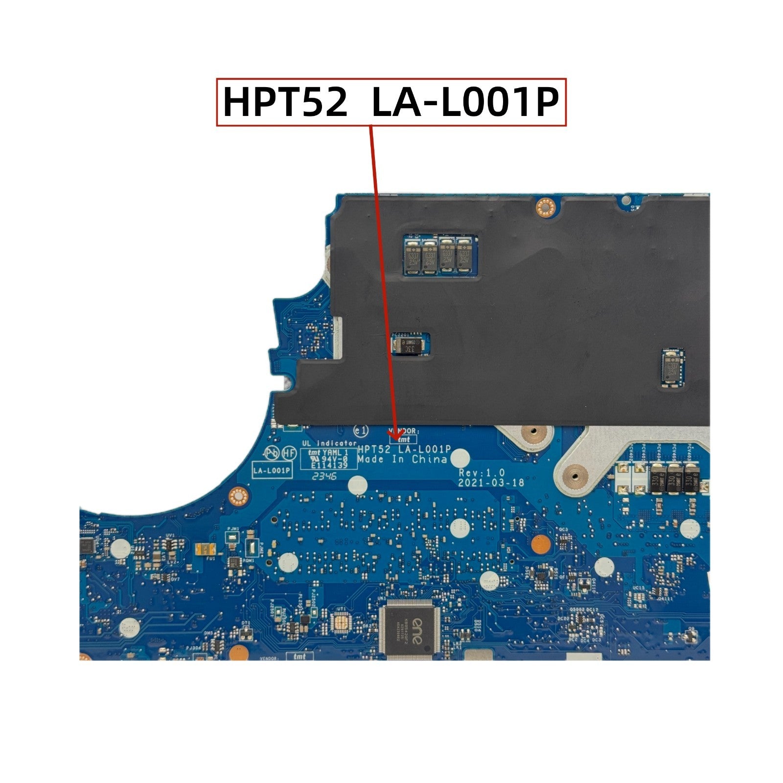 HP Gaming 15-DK Motherboard LA-L001P i7-11370H GTX1650 4GB M53286-601 M54379-601 - Bighao-Era Laptop part