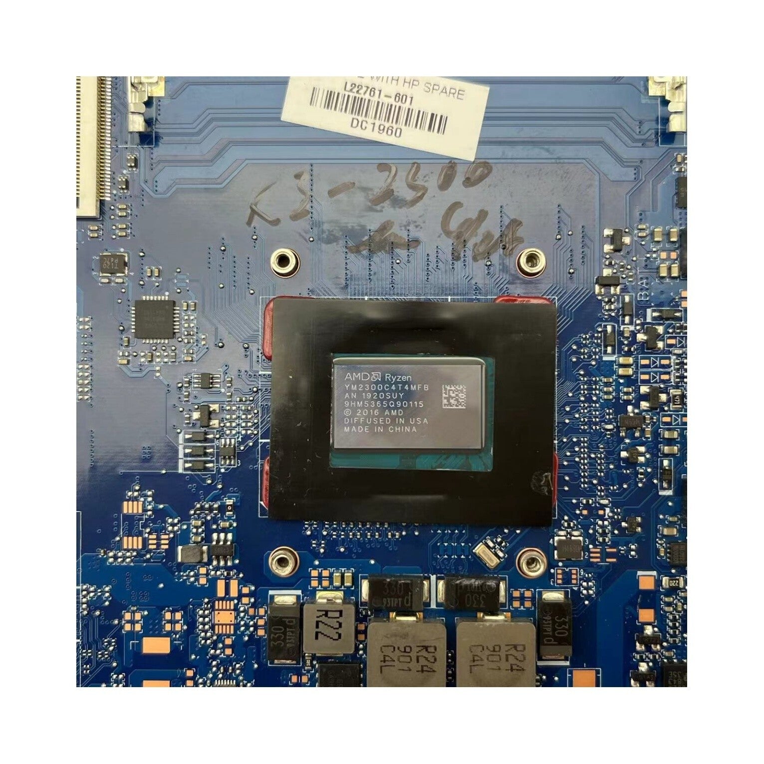 DAG7BFMB8D0 UMA HP Pavilion 15-CW Motherboard with Ryzen R3-2300U CPU L22761-001 - Bighao-Era Laptop part