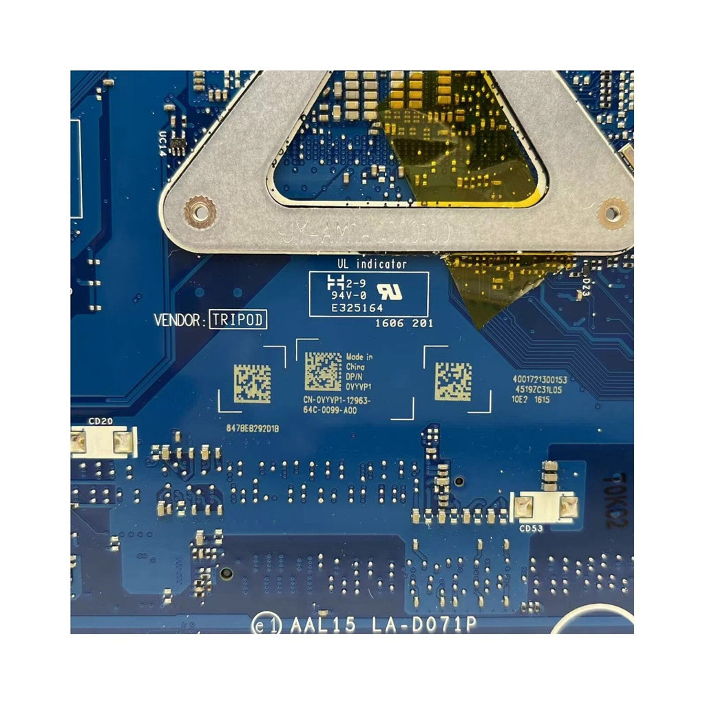 Dell Inspiron 5459 Motherboard LA-D071P with i5-6200U CPU UMA 0VYVP1 - Bighao-Era Laptop part