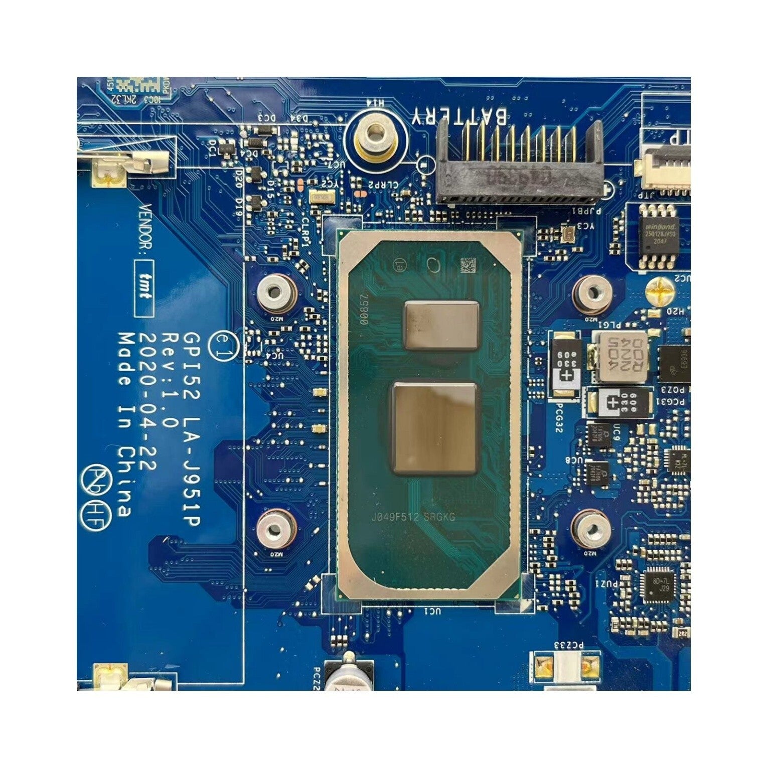 GPI52 LA-J951P HP 250 G7 Motherboard for Core i5-1035G1 CPU L92843-601 - Bighao-Era Laptop part