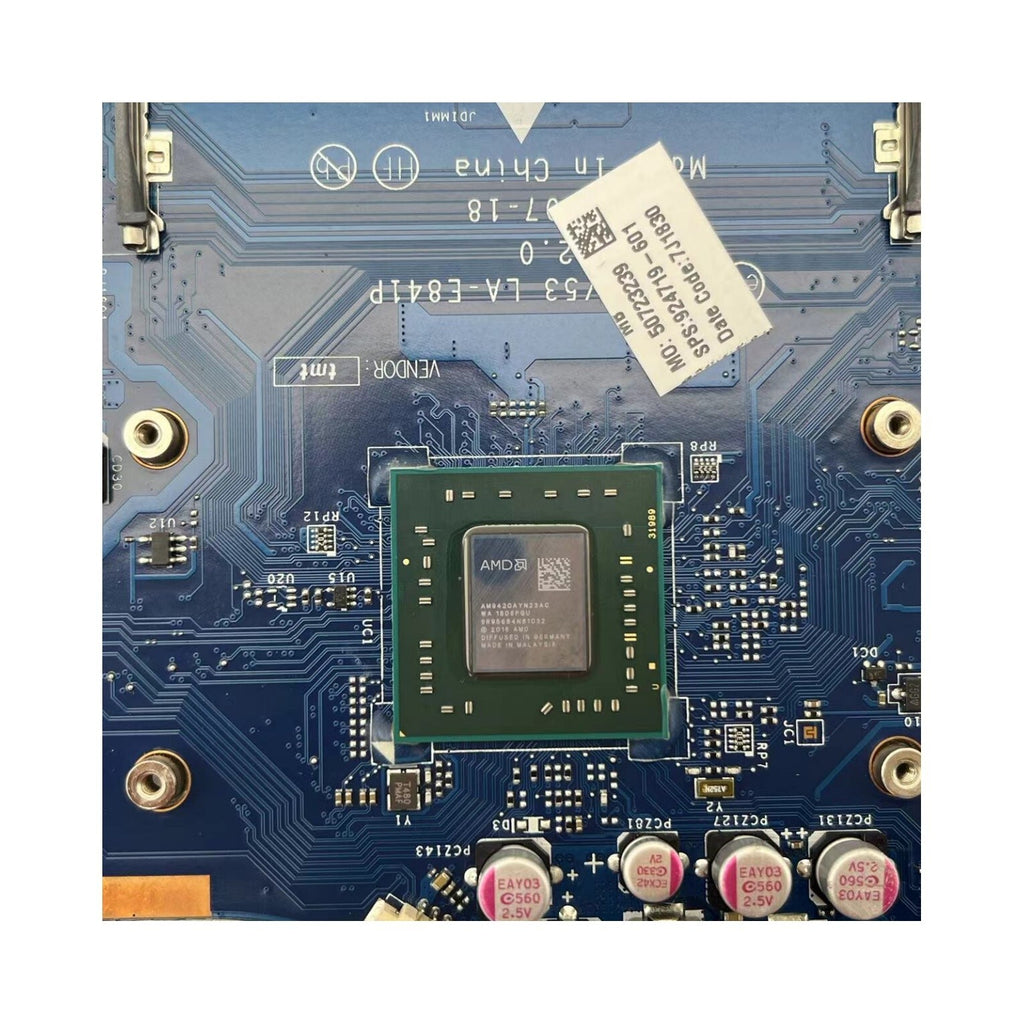 HP Pavilion 15-BW Laptop Motherboard LA-E841P A9-9420 CPU 924719-601 /001 - Bighao-Era Laptop part