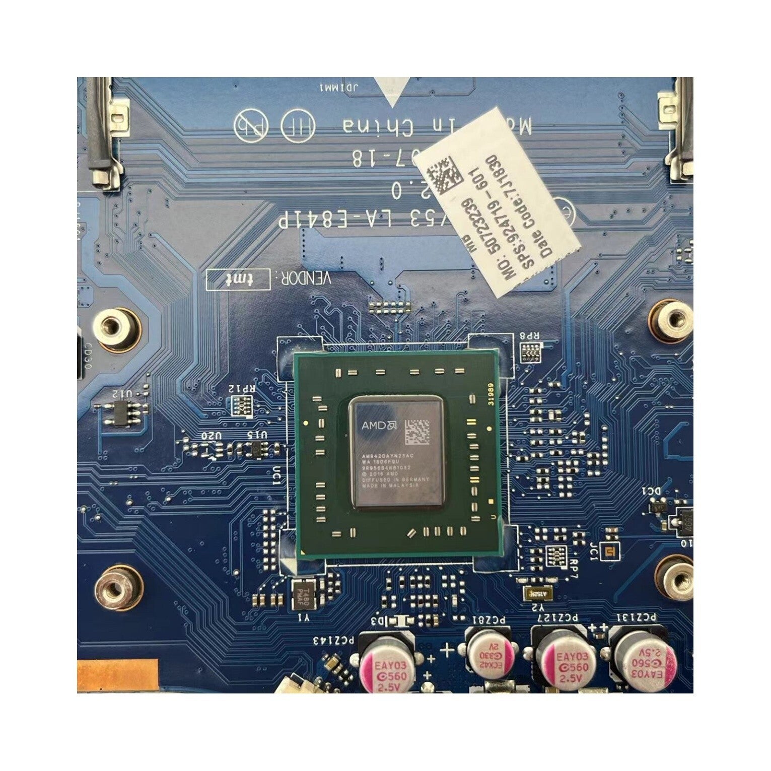 HP Pavilion 15-BW Laptop Motherboard LA-E841P A9-9420 CPU 924719-601 /001 - Bighao-Era Laptop part