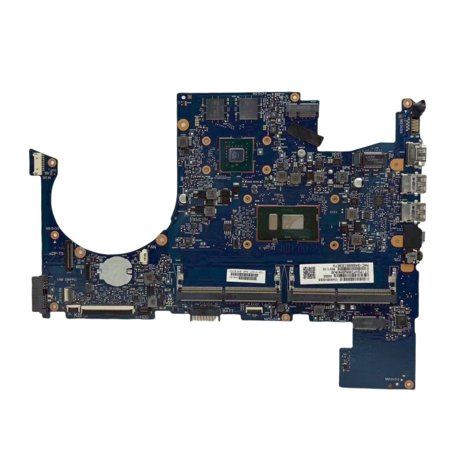 HP Envy 17-AE Motherboard 6050A2923801 for 17M-AE with MX150 2G i7-8550U - Bighao-Era Laptop part