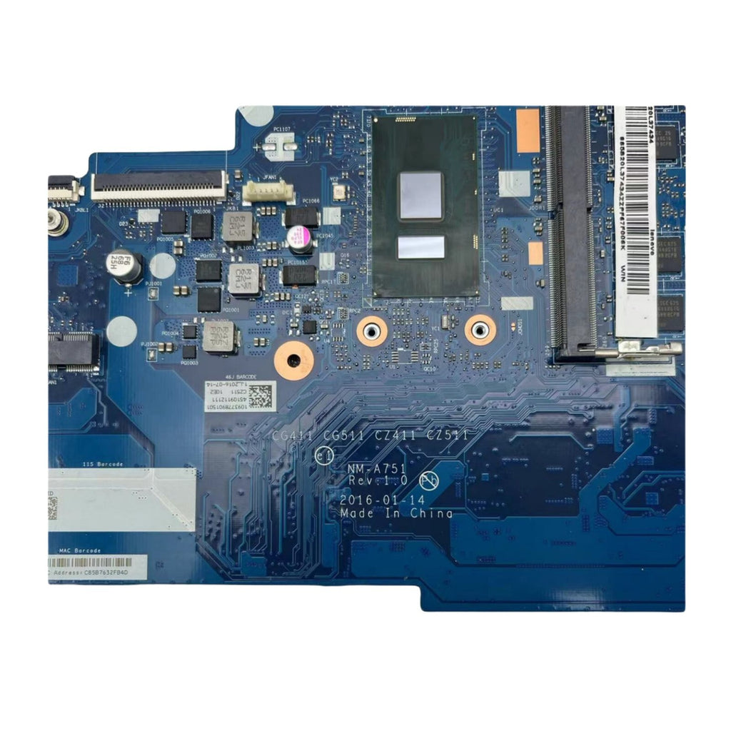 Lenovo Ideapad 510-15ISK Motherboard NM-A751 940MX-4G i5-6200U 4G - 5B20L37434 - Bighao-Era Laptop part