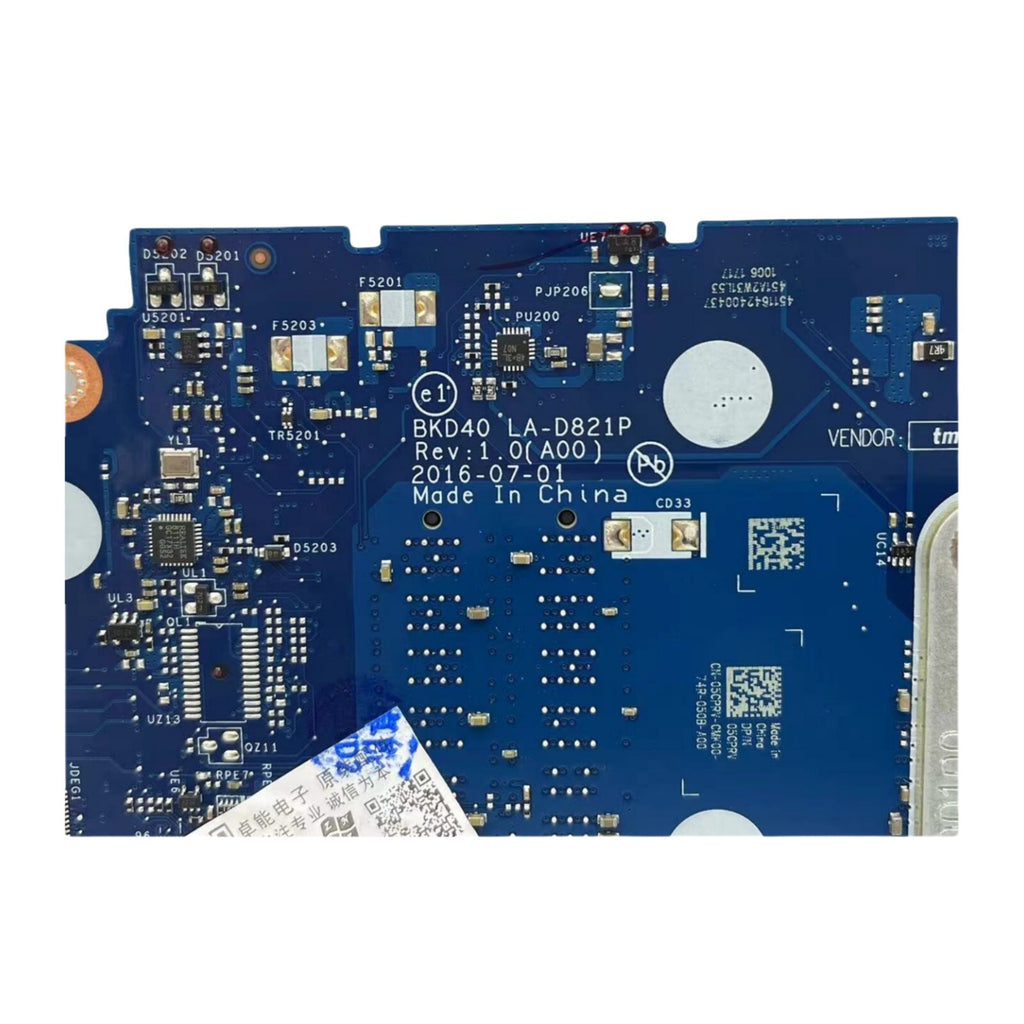 LA-D821P For DELL Inspiron 7460 7560 Motherboard 940MX 2G GPU i5-7200U 05CPRV - Bighao-Era Laptop part