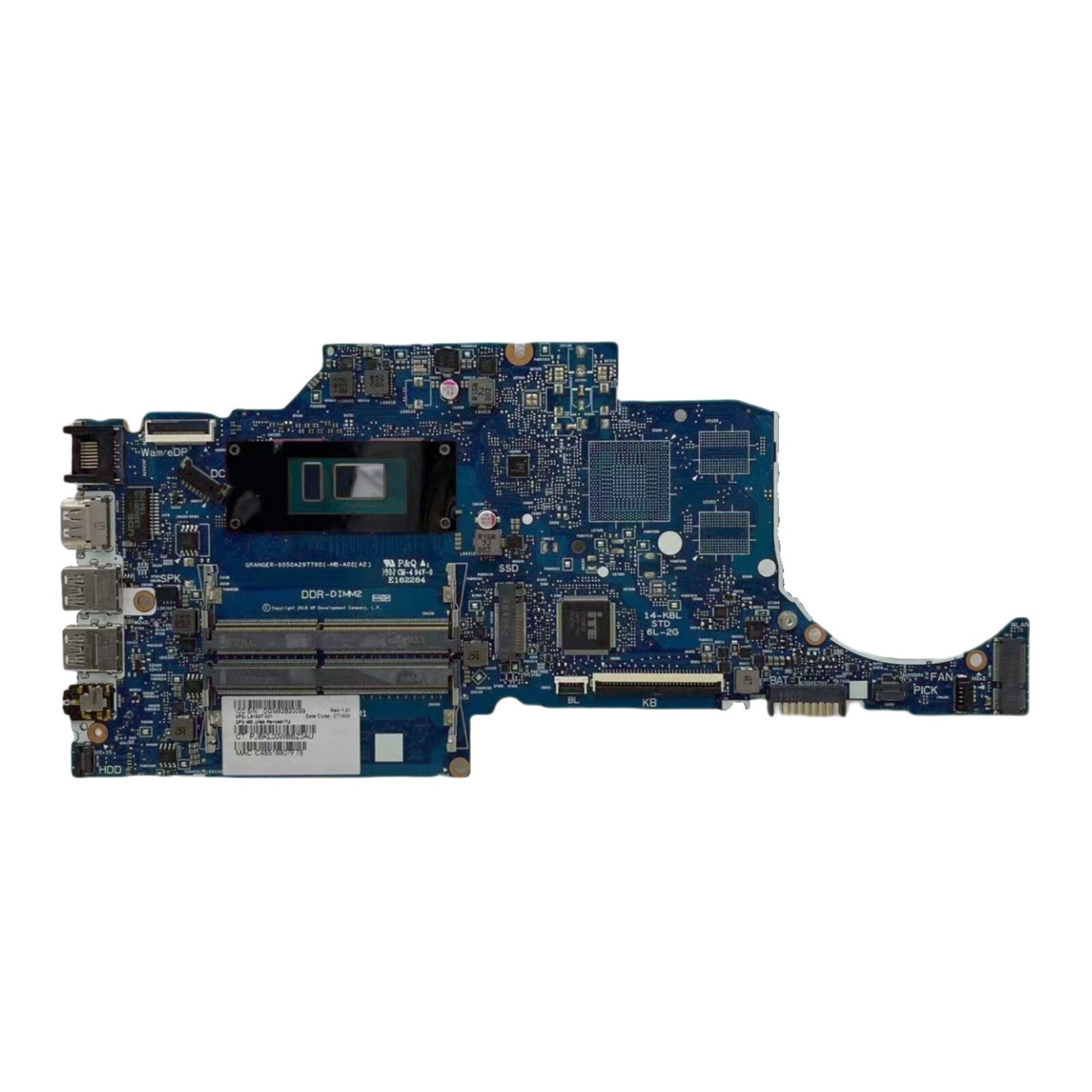 HP 14-CK 240 G7 Motherboard 6050A2977601 Compatible with Pentium 4417U CPU - Bighao-Era Laptop part