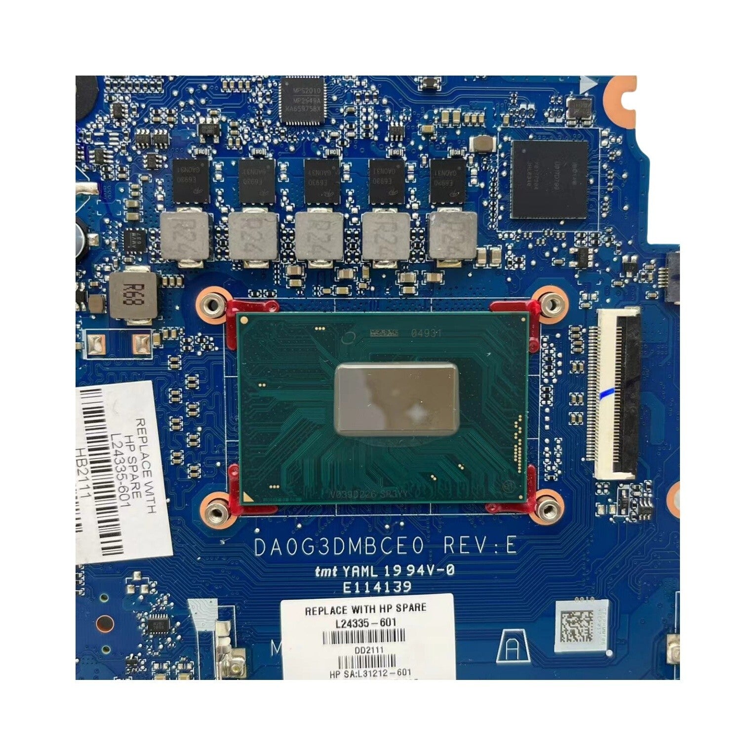 HP Omen 15-DC Motherboard DA0G3DMBCE0 i7-8750H GTX1060 6GB-GPU L24335-601 - Bighao-Era Laptop part