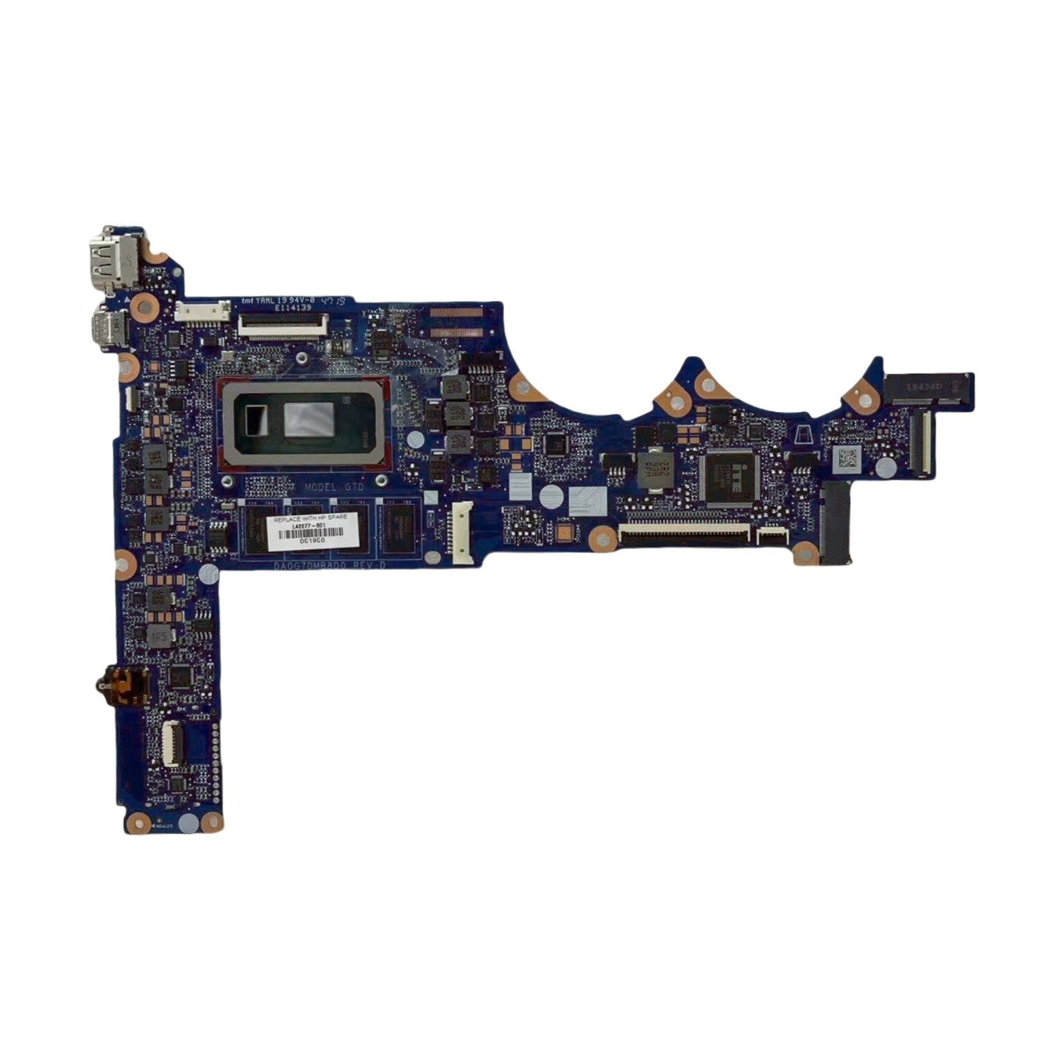 HP Spectre 13-AN Laptop Motherboard DA0G7DMB8D0 with Core i3-8145U and 4GB RAM - Bighao-Era Laptop part