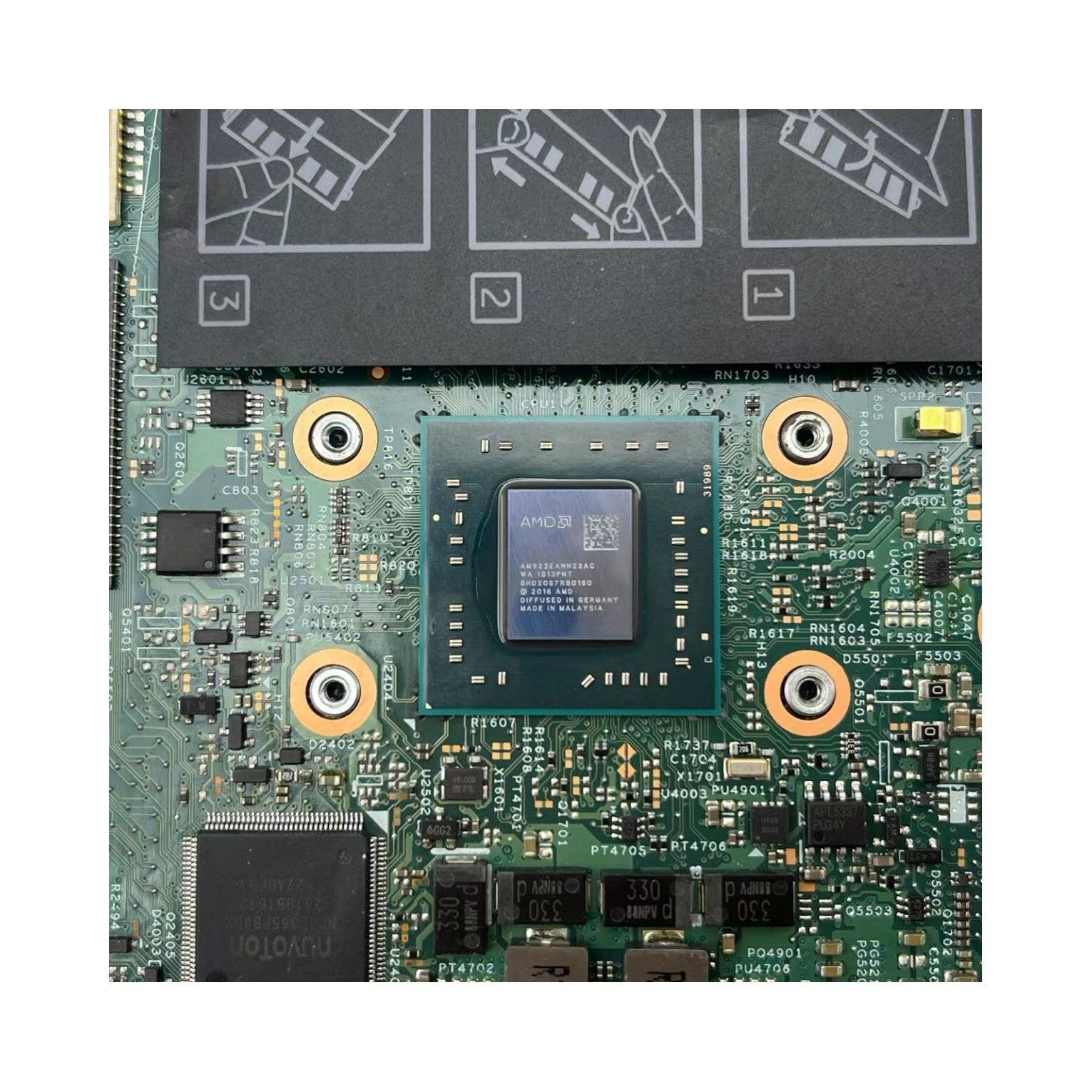 Dell Inspiron 11 3180 Motherboard 17876-1 with AMD A6-9220E CPU and 32GB eMMC 0T92N0 - Bighao-Era Laptop part