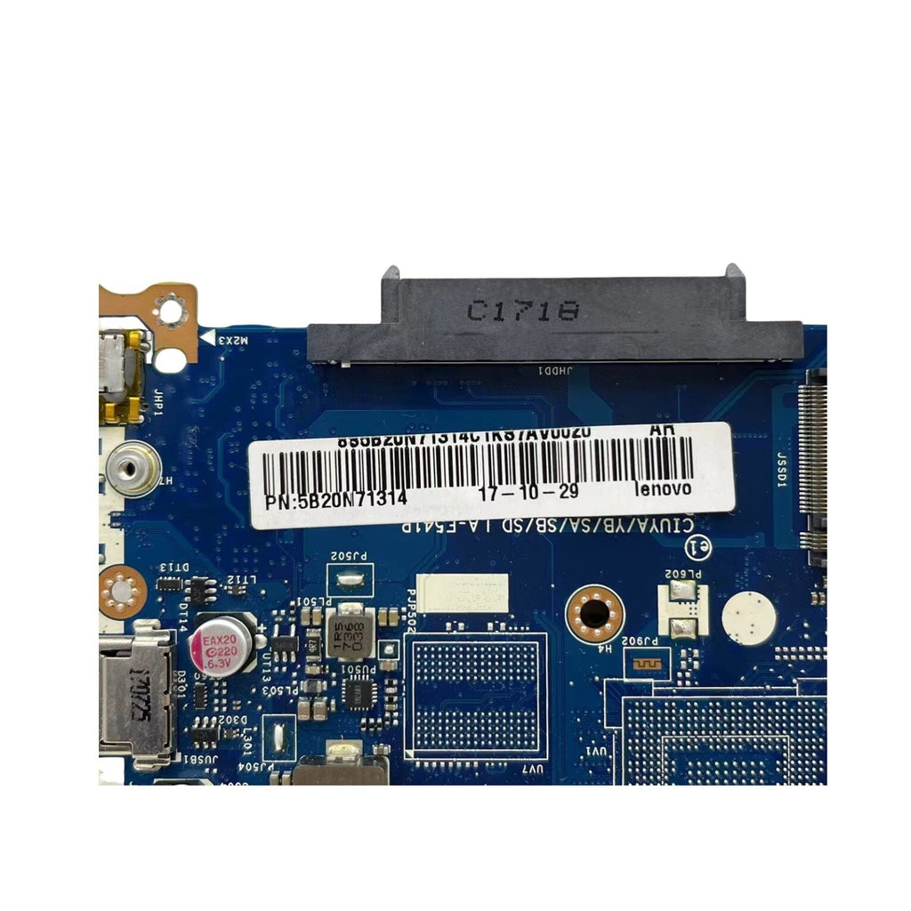 Lenovo Flex 5-1570 Motherboard LA-E541P PN: 5B20N71314 for i3-7100U - Bighao-Era Laptop part