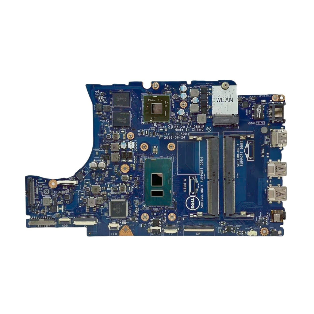 Dell Inspiron 5567 Motherboard LA-D801P i7-7500U R7 M445 4G Replacement - Bighao-Era Laptop part