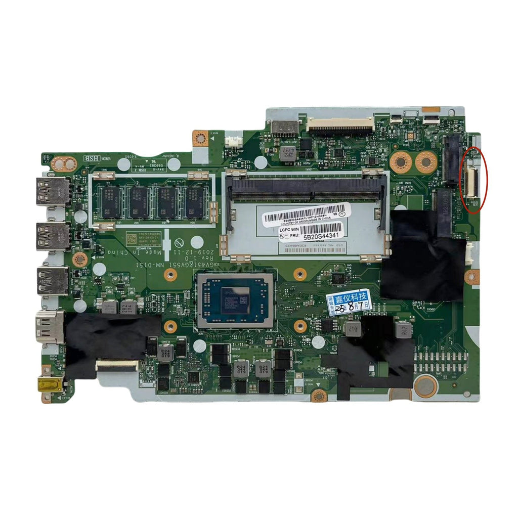 NM-D151 Lenovo V14-ADA Motherboard for AMD Ryzen 3 3250u, 4GB - 5B20S44341 - Bighao-Era Laptop part