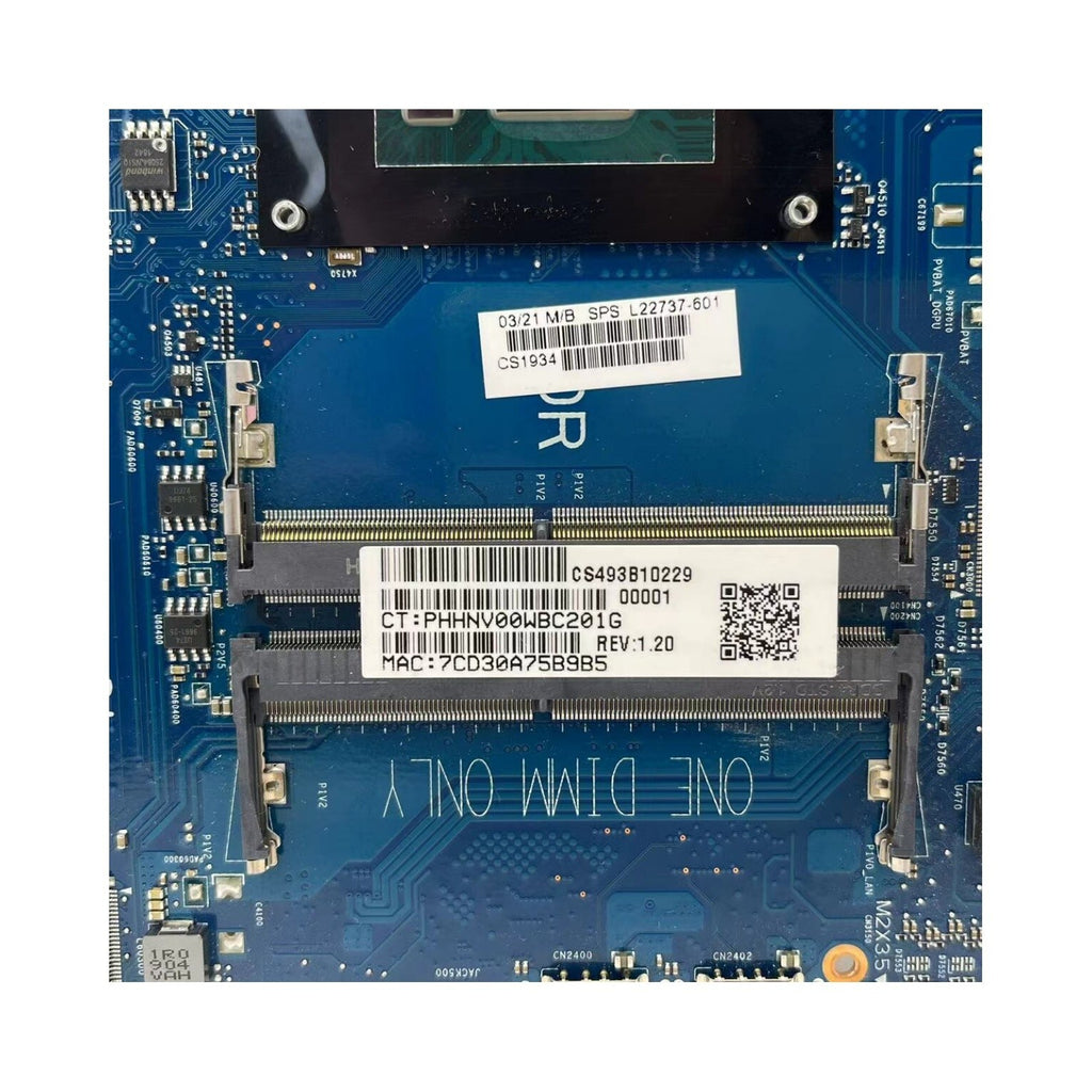 For HP 17-BY Laptop Motherboard With Core i3-8130U CPU 6050A2982701 L22737-601 - Bighao-Era Laptop part