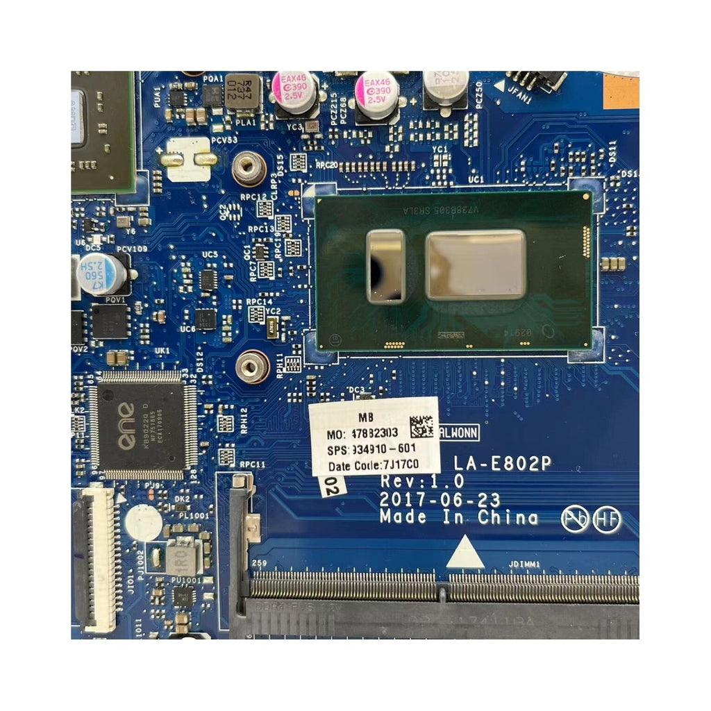 HP 15-BS Laptop Motherboard LA-E802P - i5-8250U R520 2GB-GPU DKL50 - Bighao-Era Laptop part