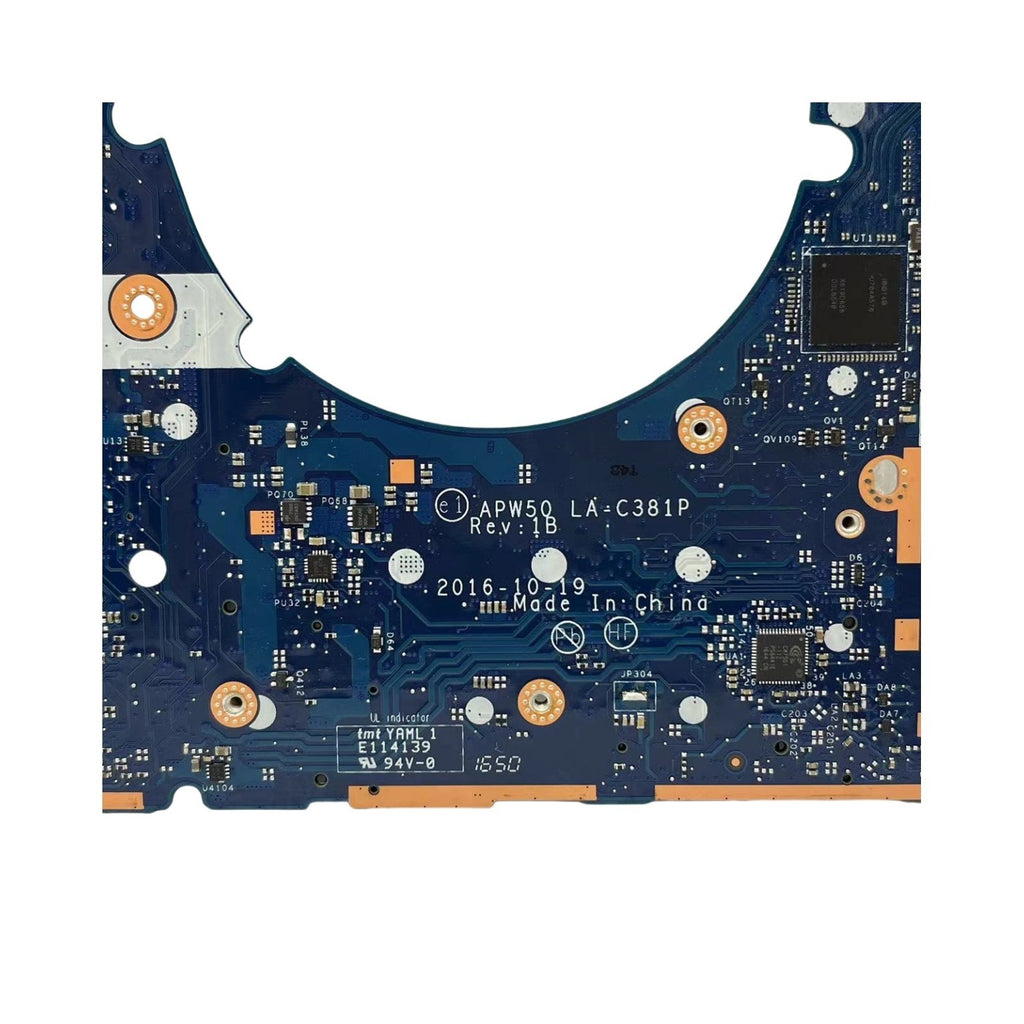 HP Zbook 15 G3 Motherboard LA-C381P APW50 with i7-6700HQ CPU 848219-001 - Bighao-Era Laptop part