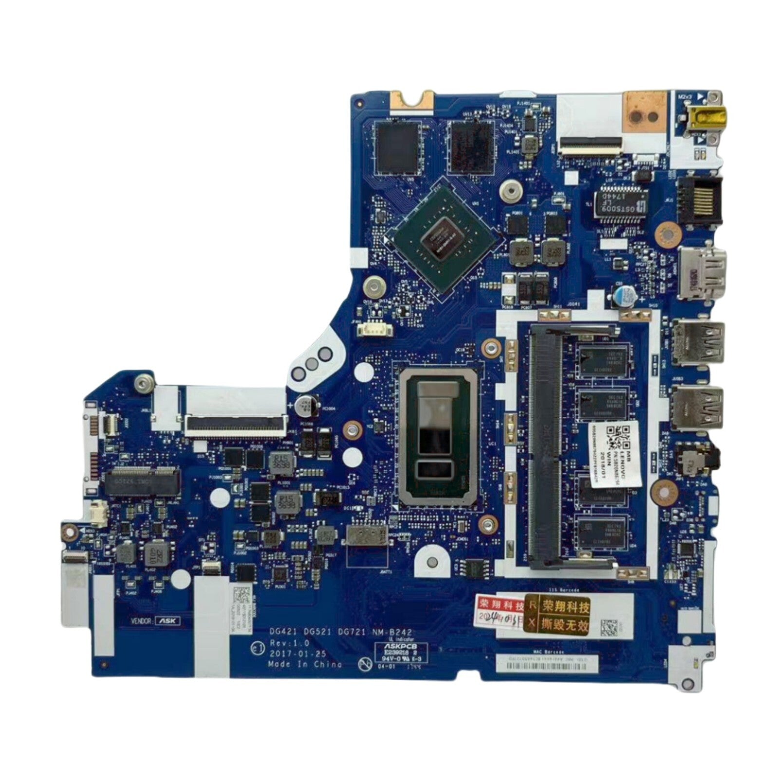Lenovo 320-15IKB Motherboard NM-B242 with i3-6006 CPU, 4GB RAM, 920MX 2G - Bighao-Era Laptop part