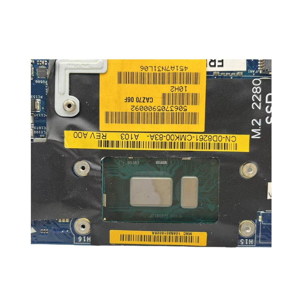 LA-F051P Mainboard For DELL XPS 13 9360 Laptop Motherboard 0D8261 i5-8250U 8GB - Bighao-Era Laptop part
