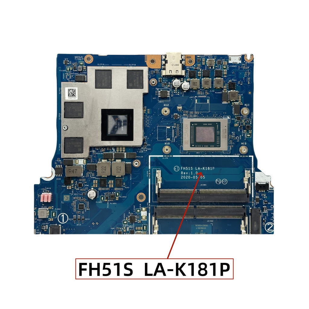 Acer AN515-44 Motherboard GTX1650 LA-K181P with R5 R7 CPU NBQ9G11001 NBQ9H11002 - Bighao-Era Laptop part
