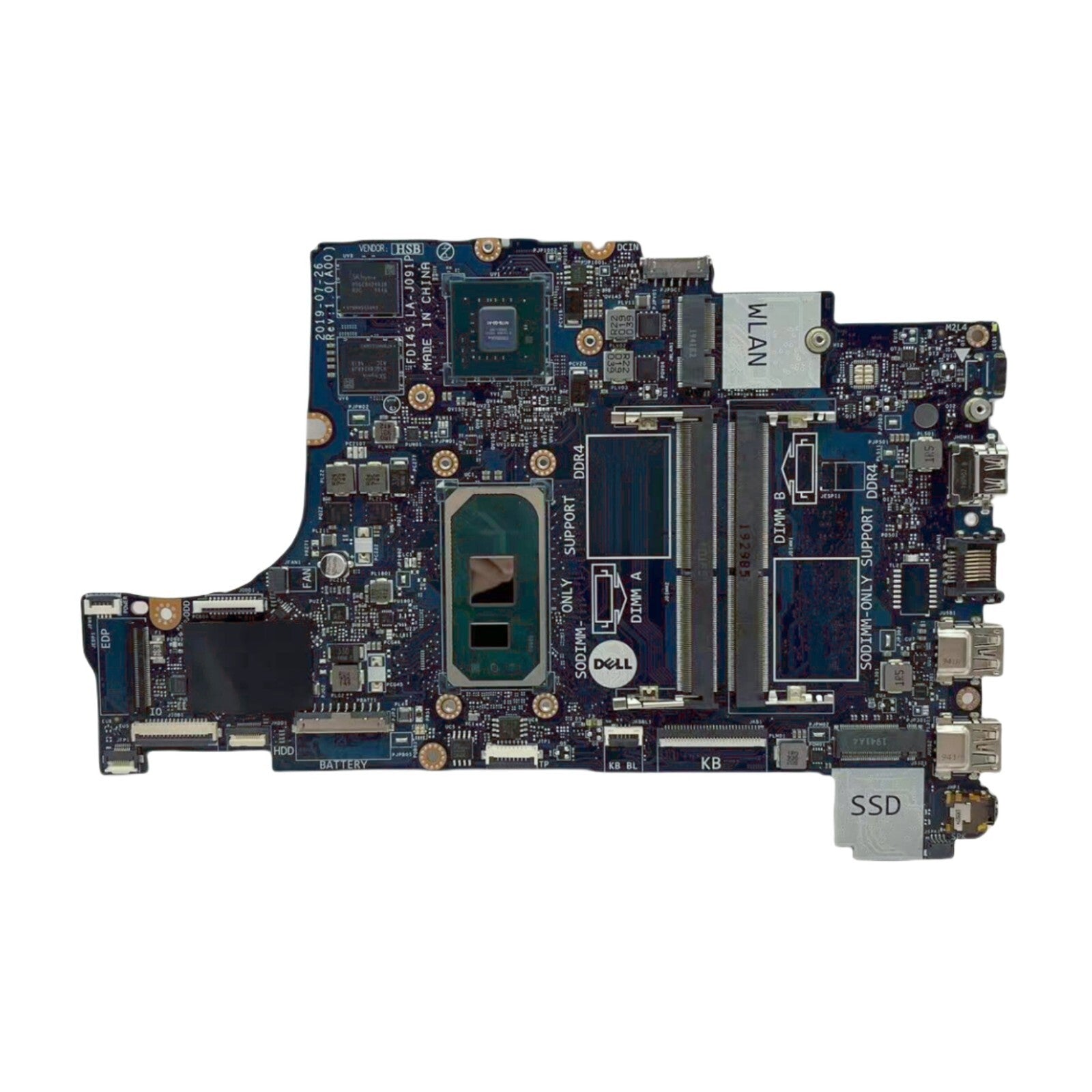 Dell Inspiron 3593 Motherboard LA-J091P i7-1065G7 MX230 2G Replacement - Bighao-Era Laptop part