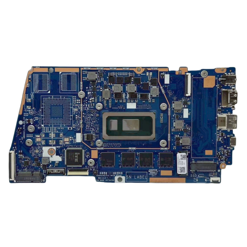 For ASUS X431FAC S4500FL UX431FAC U4500F X431F Motherboard i7-10510U CPU 8GB - Bighao-Era Laptop part