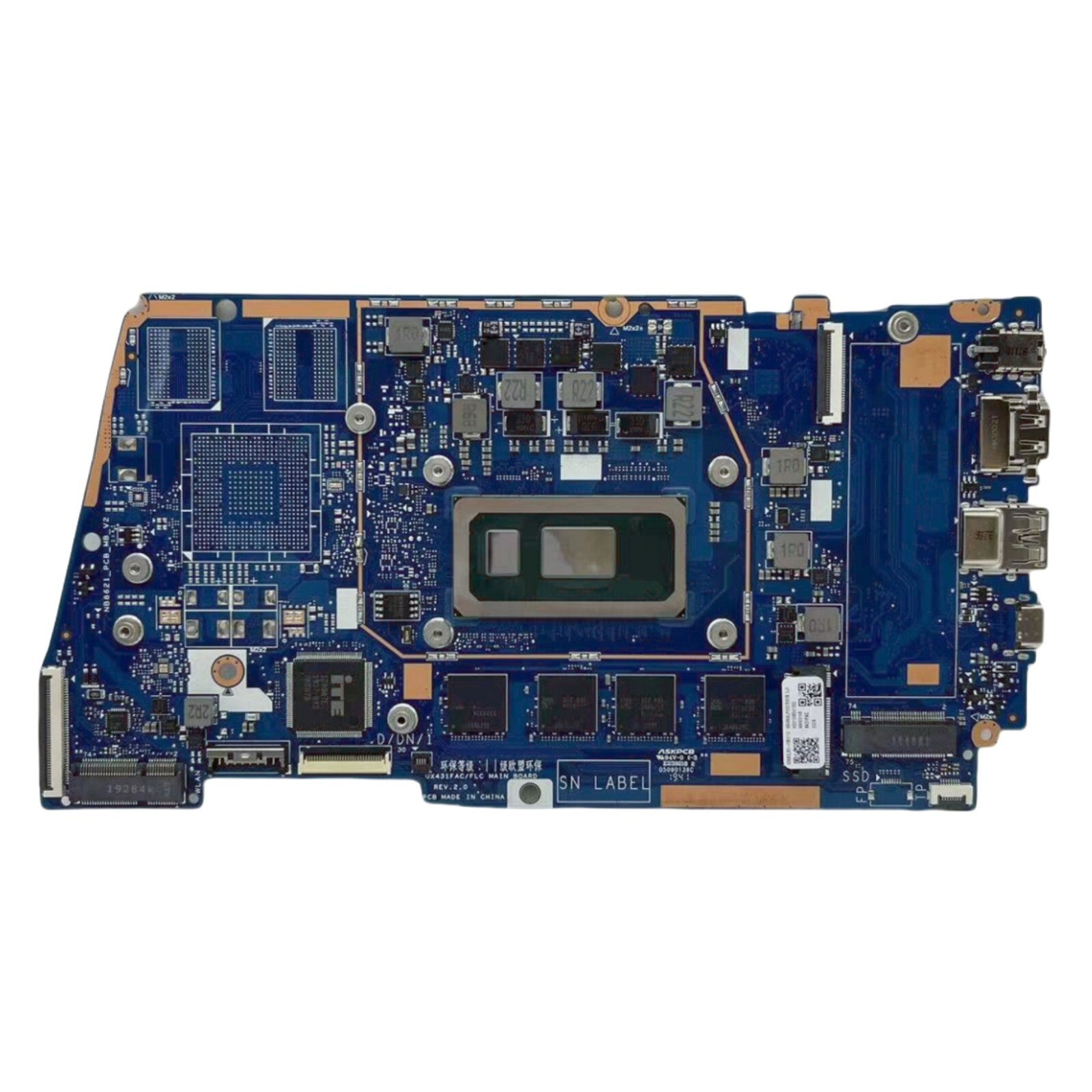 For ASUS X431FAC S4500FL UX431FAC U4500F X431F Motherboard i7-10510U CPU 8GB - Bighao-Era Laptop part