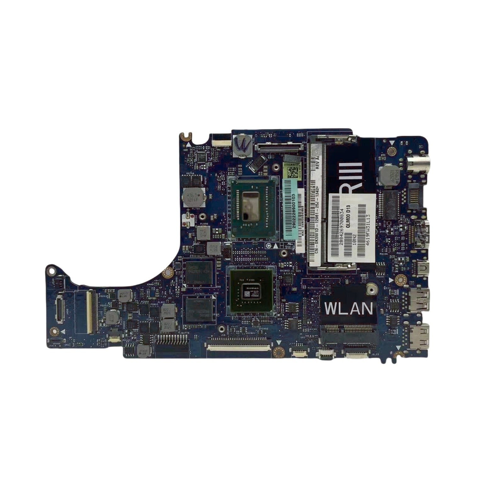 DELL XPS L421X Motherboard LA-7841P 0K5W1D i5-3317U CPU GT630M 1G GPU Replacement - Bighao-Era Laptop part