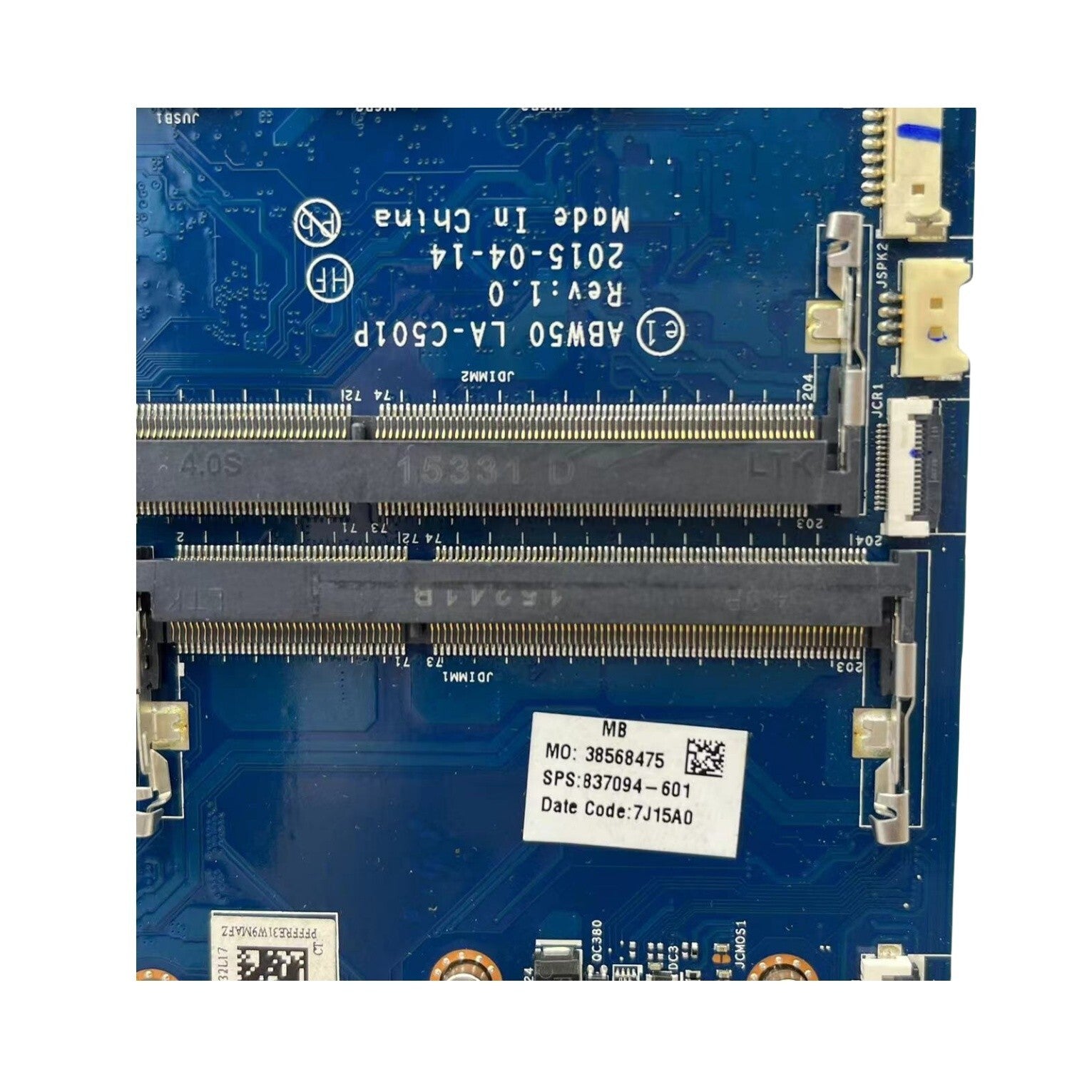 ABW50 LA-C501P HP Envy 15-AE Motherboard with Core i5-5200U CPU 837094-601 - Bighao-Era Laptop part