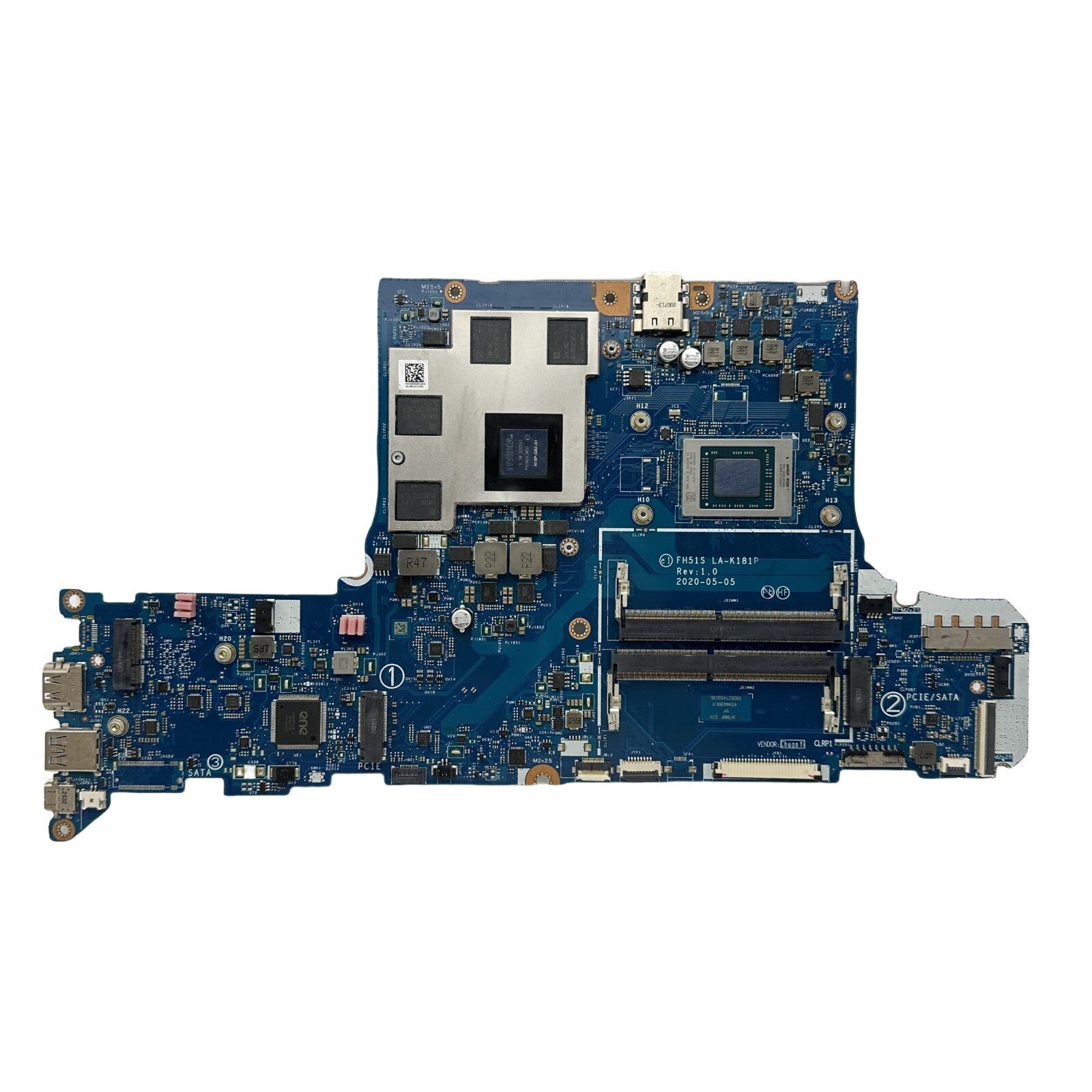Acer AN515-44 Motherboard GTX1650 LA-K181P with R5 R7 CPU NBQ9G11001 NBQ9H11002 - Bighao-Era Laptop part