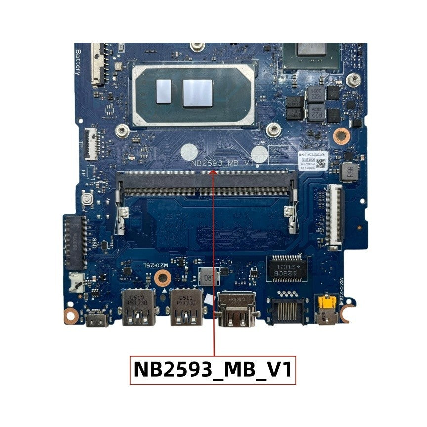 NB2593_MB_V1 Acer Aspire 5 A514-53G Motherboard with i5-1035G1 and 4GB MX350 2G-GPU - Bighao-Era Laptop part