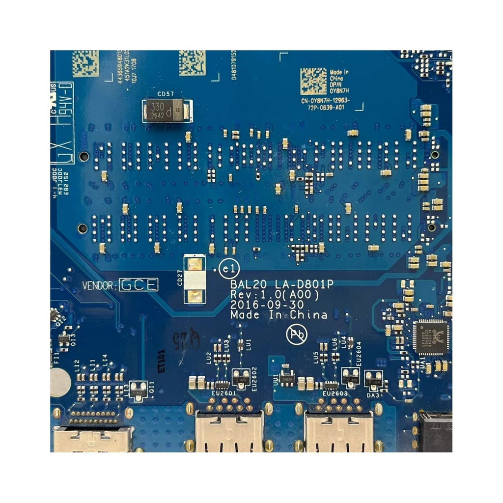 LA-D801P Motherboard for Dell Inspiron 5567 i5-7200U R7 M445 4G-GPU - Bighao-Era Laptop part