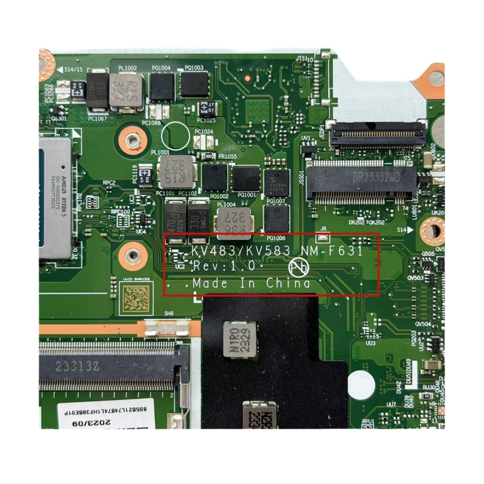 NM-F631 Lenovo V14 G4 ABP Motherboard R5-5500U 8GB-RAM 5B21L74874 UMA - Bighao-Era Laptop part