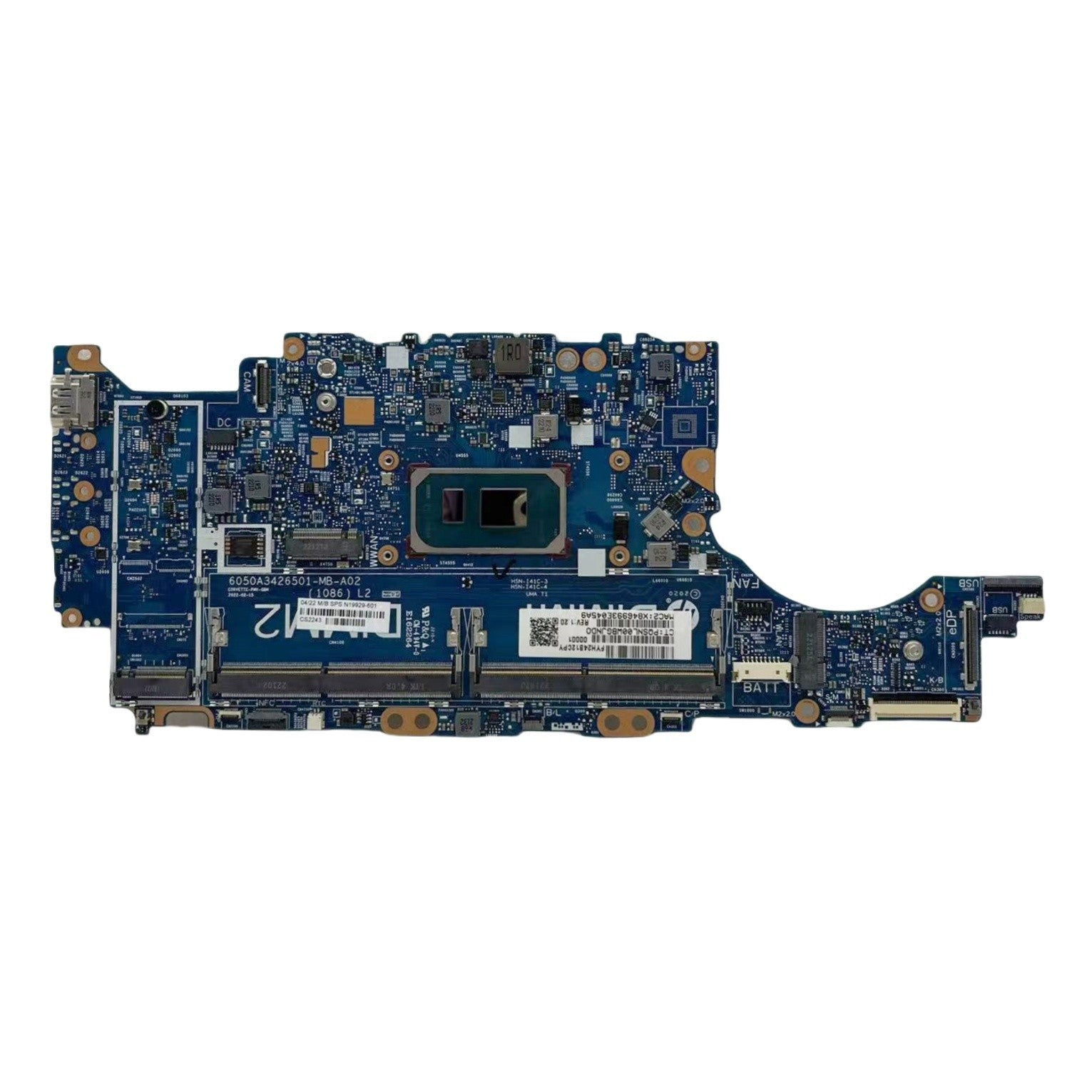6050A3426501 For HP Elitebook 830 G8 840 G8 Motherboard i5-1145G7 CPU N19929-601 - Bighao-Era Laptop part