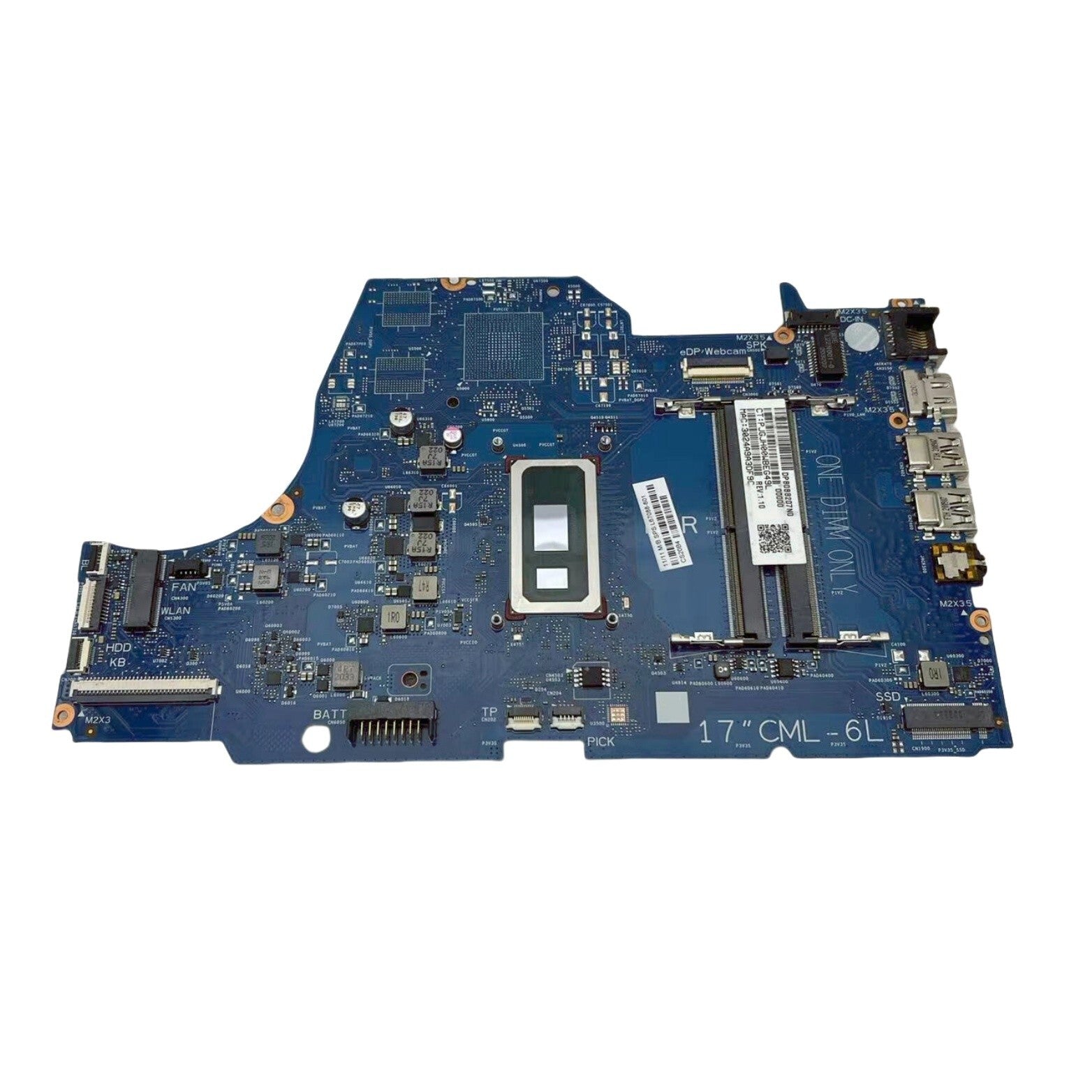 L67088-601 HP 17-BY Notebook Motherboard 6050A3107701 with Core i5-10210U CPU - Bighao-Era Laptop part