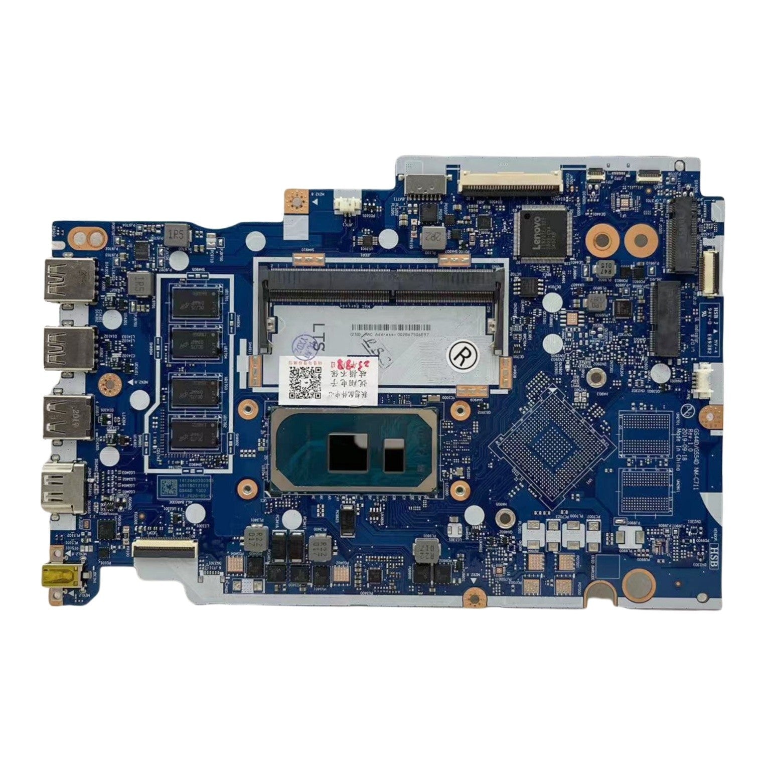 Lenovo Ideapad S145-15IIL Motherboard NM-C711 for i3-1005G1 & 4GB RAM - Bighao-Era Laptop part
