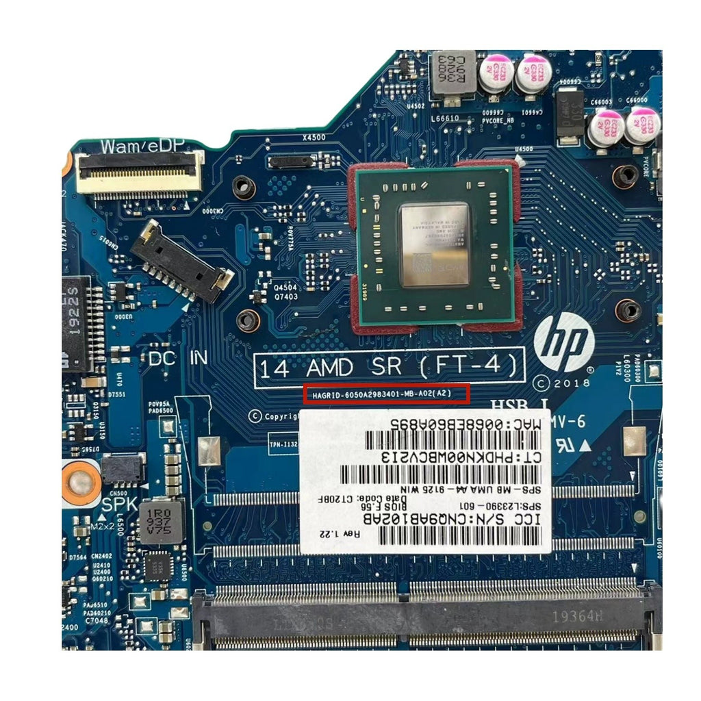 HP 14-CM Laptop Motherboard 6050A2983401 for TPN-I132 A4-9125 - Bighao-Era Laptop part