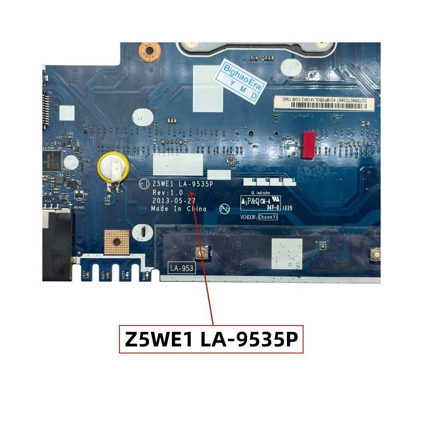 LA-9535P Acer Aspire E1-570G Motherboard i3-3217U GT720M GT740M 1G/2G Replacement - Bighao-Era Laptop part