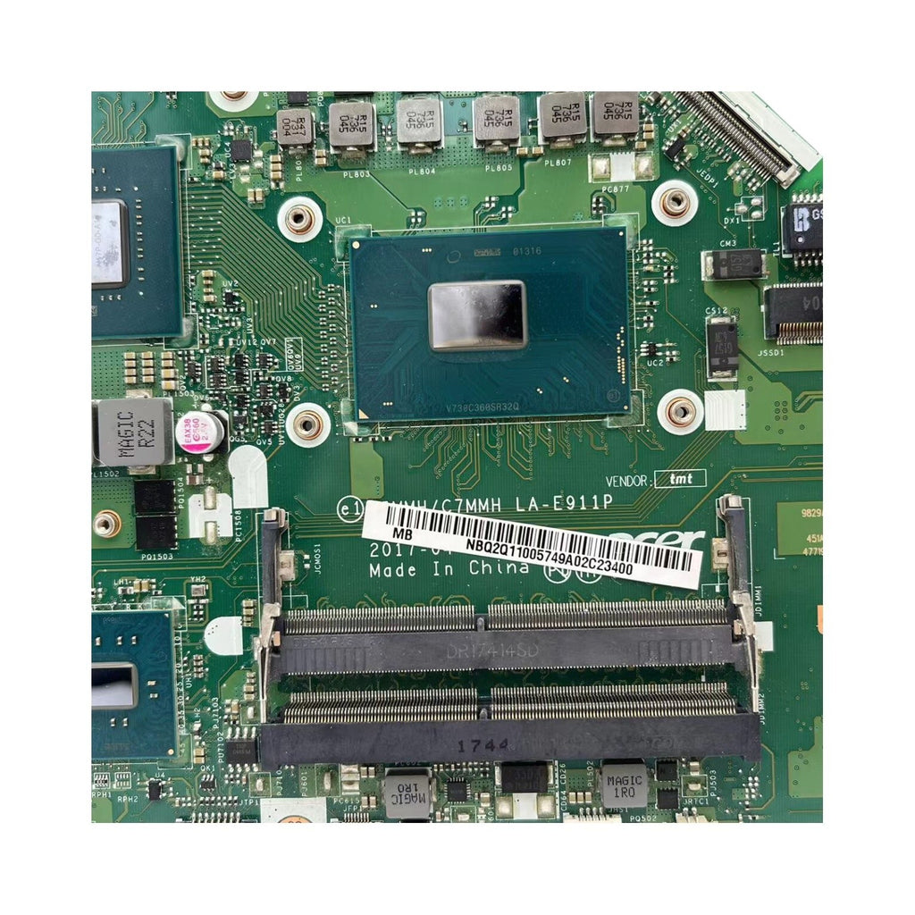 NBQ2Q11005 Acer Aspire A715-71G Motherboard GTX1050 2G i7-7700HQ - Bighao-Era Laptop part