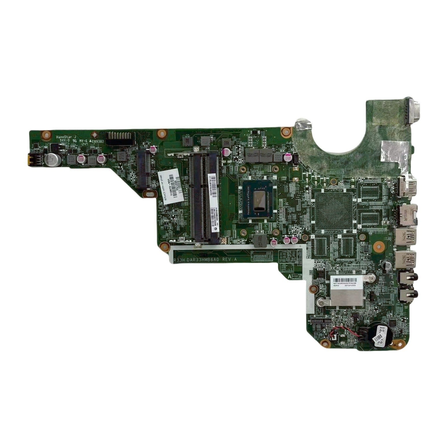 HP Pavilion G6-2000 Motherboard DAR33HMB6A0 for i3-3110M CPU 710873-501 - Bighao-Era Laptop part