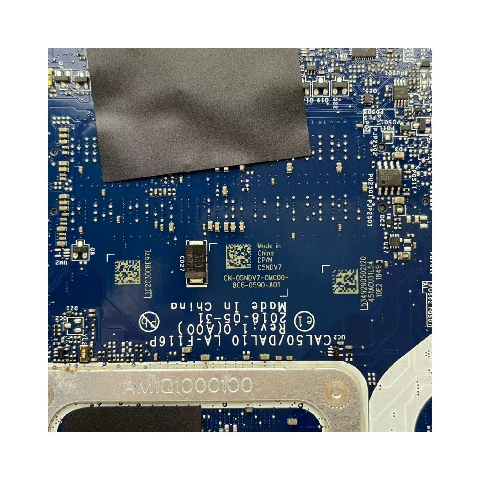 DELL Latitude 3490 Motherboard LA-F116P for DELL Latitude 3490 Laptop with Core i3-8130U 05NDV7 UMA - Bighao-Era Laptop part