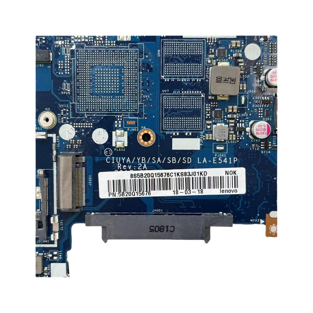 Lenovo Yoga 520-14IKB Motherboard LA-E541P i5-8250U 5B20Q15676 Upgrade - Bighao-Era Laptop part