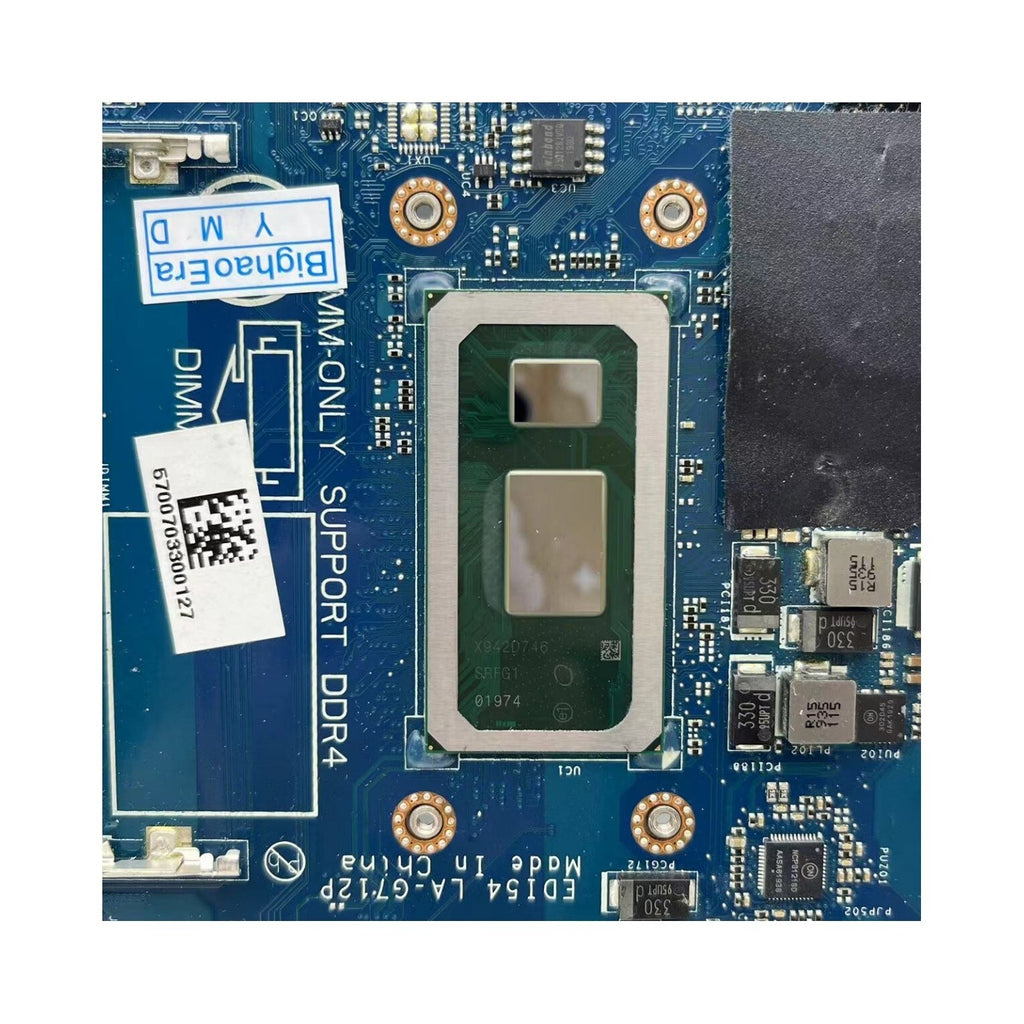 LA-G712P Mainboard Dell 3480 3580 3583 with 5405U CPU - CN-0C75M5 - Bighao-Era Laptop part