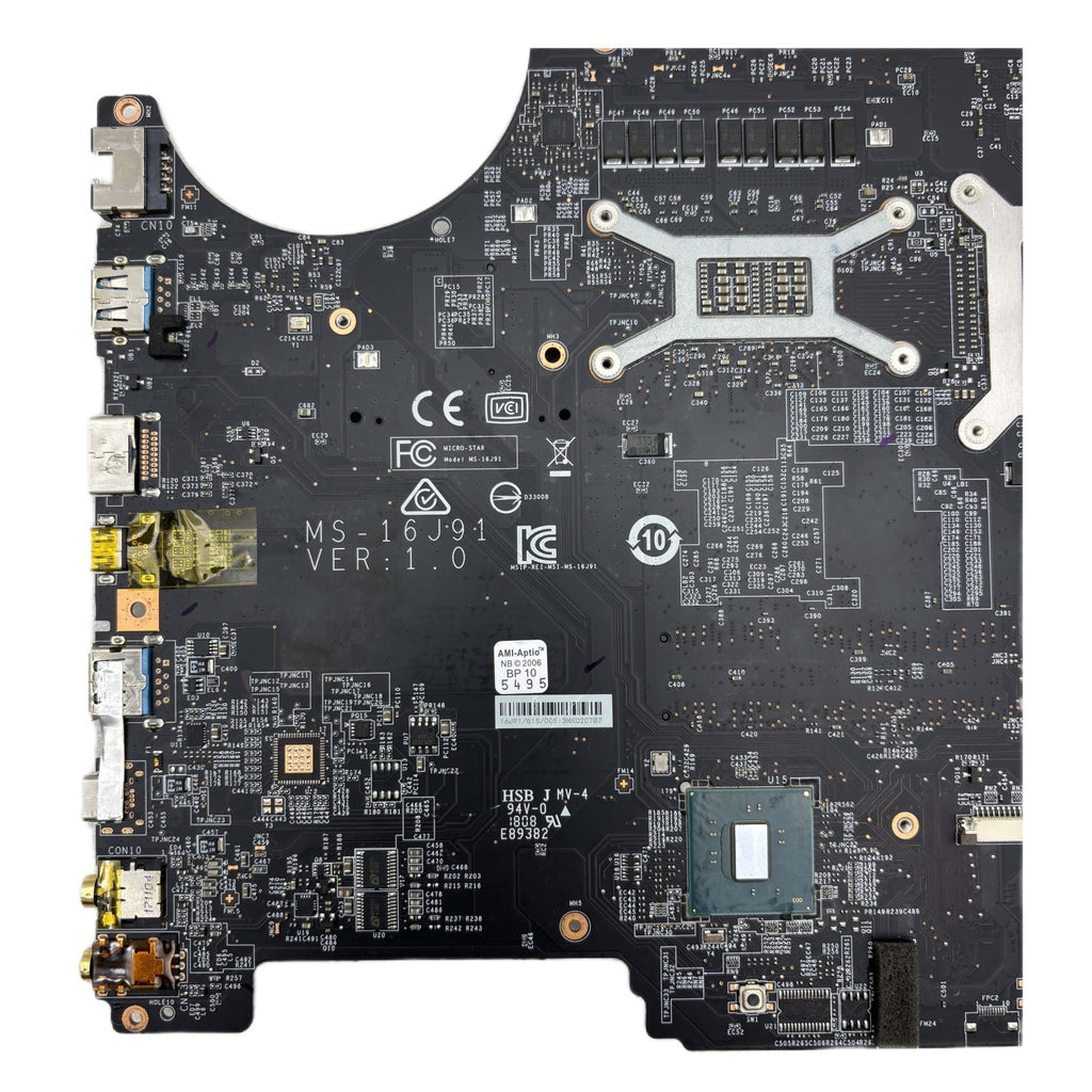 MS-16J91 For MSI GV62 7RD Laptop Motherboard With i5-7300HQ CPU GTX1050 2GB - Bighao-Era Laptop part