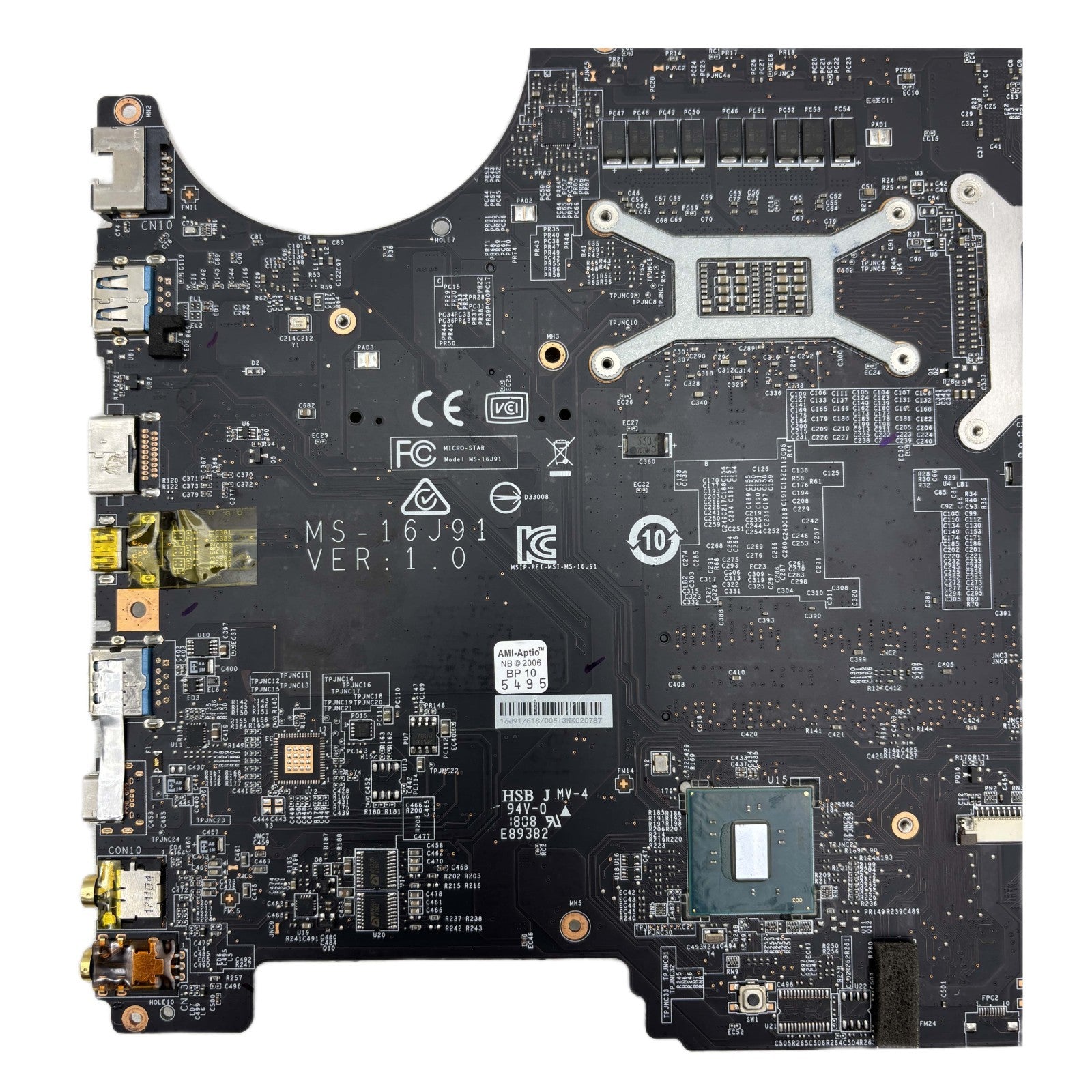 MS-16J91 For MSI GV62 7RD Laptop Motherboard With i5-7300HQ CPU GTX1050 2GB - Bighao-Era Laptop part