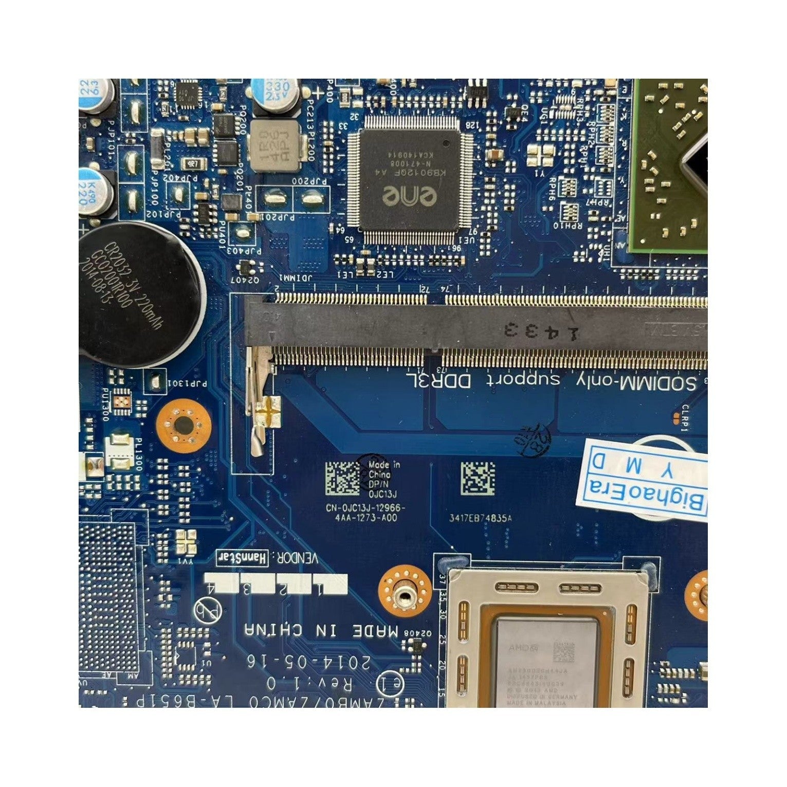 LA-B651P Dell Inspiron 5545 Motherboard CN-0JC13J A10-7300 CPU UMA Replacement - Bighao-Era Laptop part