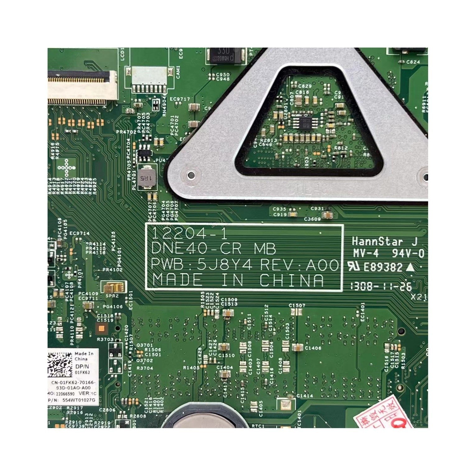 01FK62 12204-1 For Dell Inspiron 14R 5421 HM76 Motherboard GT730M 2G i5-3337U