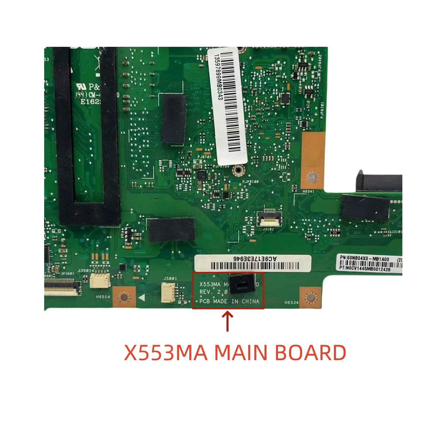 ASUS X553MA Motherboard with Intel N2940 CPU for X553M K553M D553M F553MA A553MA - Bighao-Era Laptop part