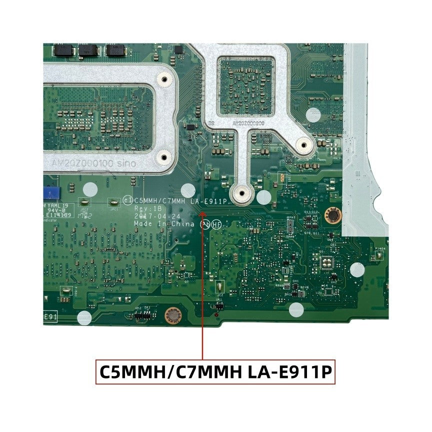 Acer AN515-51 A715-71G Motherboard LA-E911P i7-7700HQ GTX1050 GTX1050Ti 2G/4G - Bighao-Era Laptop part