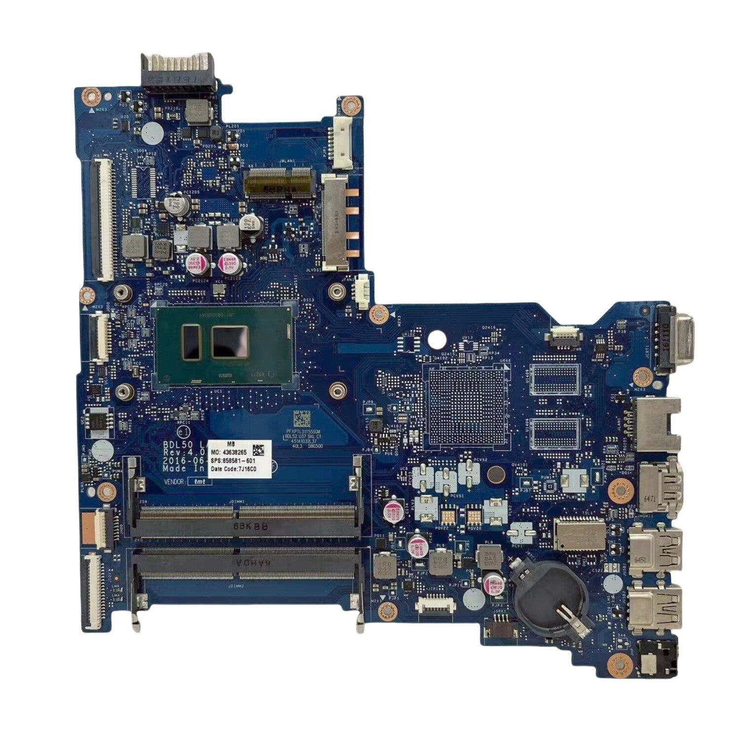 BDL50 LA-D704P For HP 250 G5 Laptop Motherboard With i5-6200U CPU UMA 858581-601 - Bighao-Era Laptop part