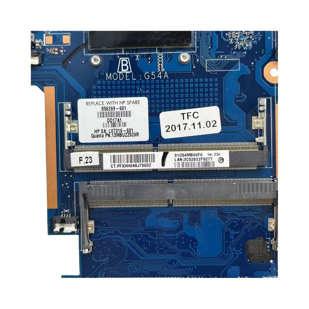 DAG54AMB6D0 Motherboard for HP 15-AW 15-AU Laptop A10-9600P CPU UMA 856269-601 - Bighao-Era Laptop part