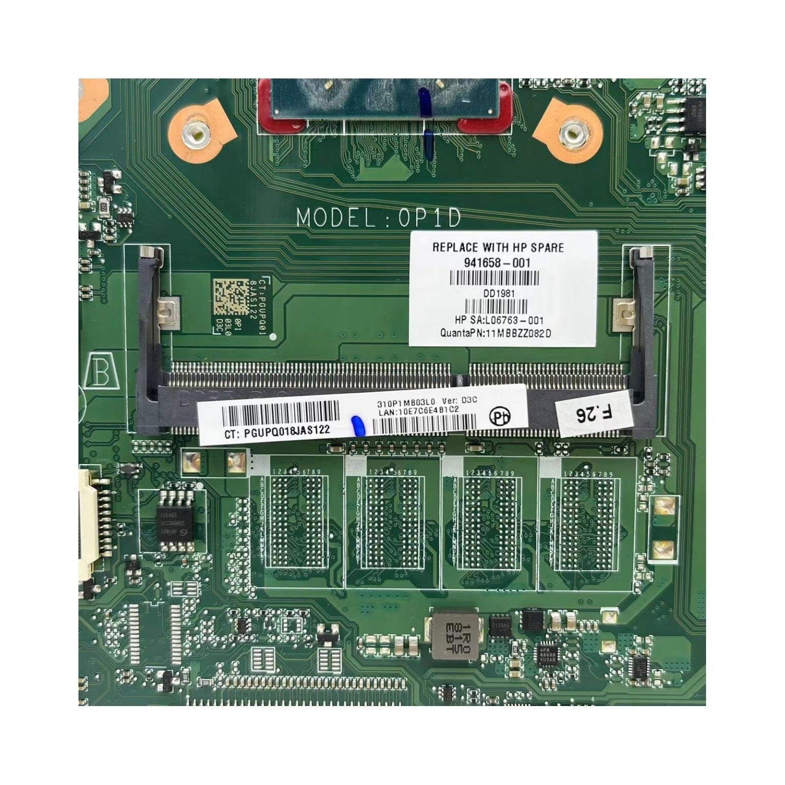 HP Pavilion 240 G6 Motherboard DA00P1MB6D0 0P1D with N3350 CPU 941658-001 - Bighao-Era Laptop part